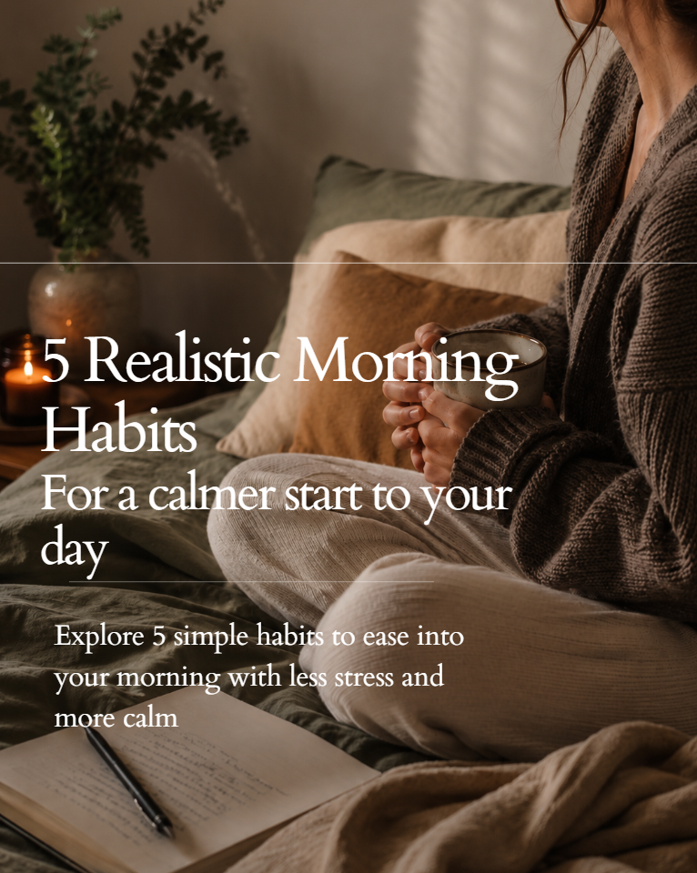 How to Start Your Day with Less Stress: 5 Realistic 5-Minute Habits for a Calmer Morning